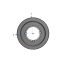 Poulie trapézoïdale SPZ / Z - 3 gorges - Ø140 mm - Moyeu amovible 2012 - Fonte