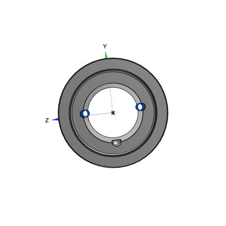 Poulie trapézoïdale SPZ / Z - 4 gorges - Ø150 mm - Moyeu amovible 2517 - Fonte