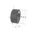 Poulie trapézoïdale SPZ / Z - 5 gorges - Ø150 mm - Moyeu amovible 2517 - Fonte