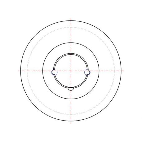 Poulie trapézoïdale SPZ / Z - 1 gorge - Ø160 mm - Moyeu amovible 1610 - Fonte