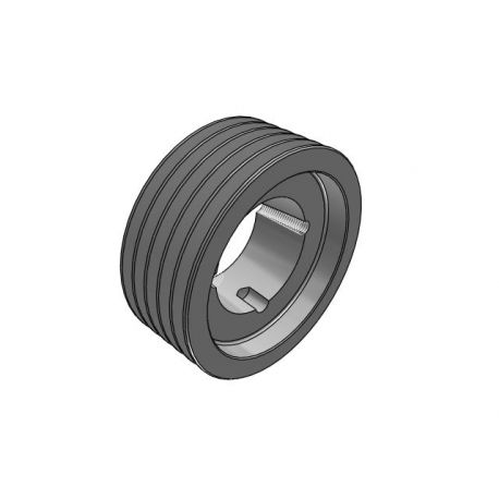 Poulie trapézoïdale SPZ / Z - 5 gorges - Ø160 mm - Moyeu amovible 2517 - Fonte