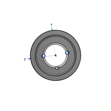 Poulie trapézoïdale SPZ / Z - 5 gorges - Ø160 mm - Moyeu amovible 2517 - Fonte
