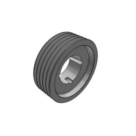 Poulie trapézoïdale SPZ / Z - 5 gorges - Ø180 mm - Moyeu amovible 2517 - Fonte