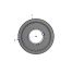 Poulie trapézoïdale SPZ / Z - 5 gorges - Ø180 mm - Moyeu amovible 2517 - Fonte