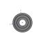 Poulie trapézoïdale SPZ / Z - 3 gorges - Ø190 mm - Moyeu amovible 2012 - Fonte