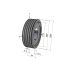 Poulie trapézoïdale SPZ / Z - 5 gorges - Ø200 mm - Moyeu amovible 2517 - Fonte