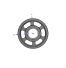 Poulie trapézoïdale SPZ / Z - 4 gorges - Ø224 mm - Moyeu amovible 2517 - Fonte