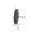 Poulie trapézoïdale SPZ / Z - 3 gorges - Ø280 mm - Moyeu amovible 2517 - Fonte