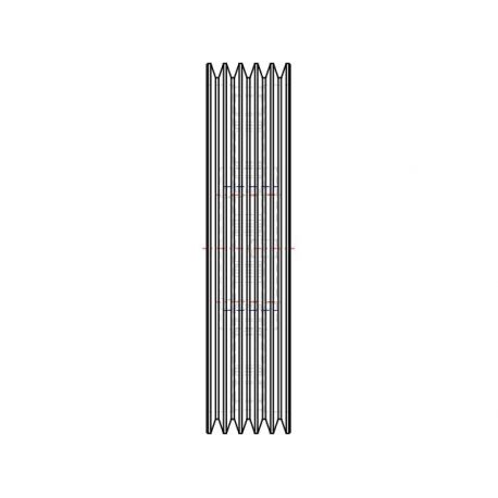 Poulie trapézoïdale SPZ / Z - 5 gorges - Ø280 mm - Moyeu amovible 2517 - Fonte