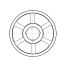 Poulie trapézoïdale SPZ / Z - 5 gorges - Ø280 mm - Moyeu amovible 2517 - Fonte