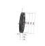 Poulie trapézoïdale SPZ / Z - 3 gorges - Ø315 mm - Moyeu amovible 2517 - Fonte