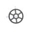 Poulie trapézoïdale SPZ / Z - 3 gorges - Ø315 mm - Moyeu amovible 2517 - Fonte