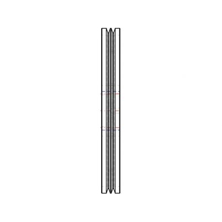 Poulie trapézoïdale SPZ / Z - 2 gorges - Ø400 mm - Moyeu amovible 2517 - Fonte
