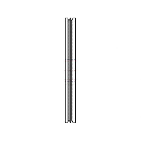 Poulie trapézoïdale SPZ / Z - 2 gorges - Ø450 mm - Moyeu amovible 2517 - Fonte