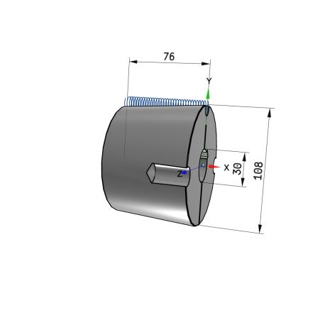 Moyeu amovible type 3030 - Ø Arbre 30mm