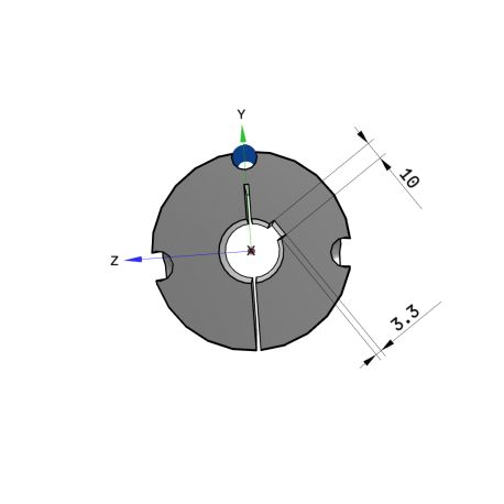 Moyeu amovible type 3030 - Ø Arbre 35mm