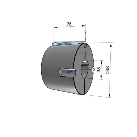 Moyeu amovible type 3030 - Ø Arbre 38mm