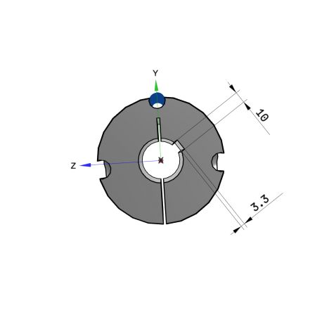 Moyeu amovible type 3030 - Ø Arbre 38mm