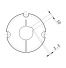 Moyeu amovible type 3030 - Ø Arbre 38mm