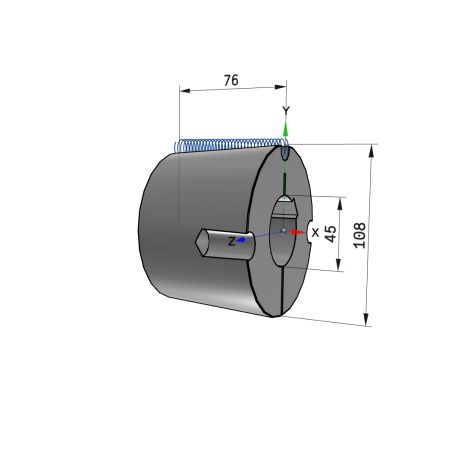 Moyeu amovible type 3030 - Ø Arbre 45mm