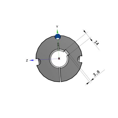 Moyeu amovible type 3030 - Ø Arbre 45mm