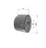 Moyeu amovible type 3030 - Ø Arbre 50mm