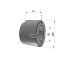 Moyeu amovible type 3030 - Ø Arbre 60mm