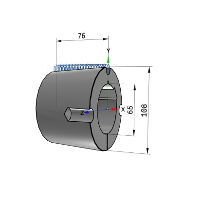 Moyeu amovible type 3030 - Ø Arbre 65mm
