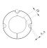 Moyeu amovible type 3030 - Ø Arbre 65mm