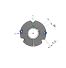 Moyeu amovible type 4545 - Ø Arbre 75mm