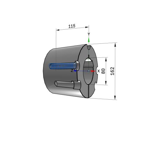 Moyeu amovible type 4545 - Ø Arbre 80mm