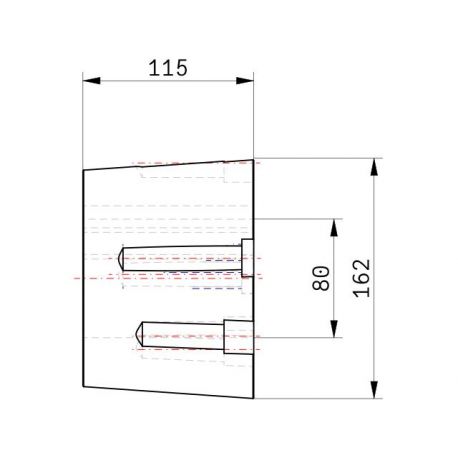 Moyeu amovible type 4545 - Ø Arbre 80mm