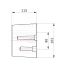 Moyeu amovible type 4545 - Ø Arbre 80mm