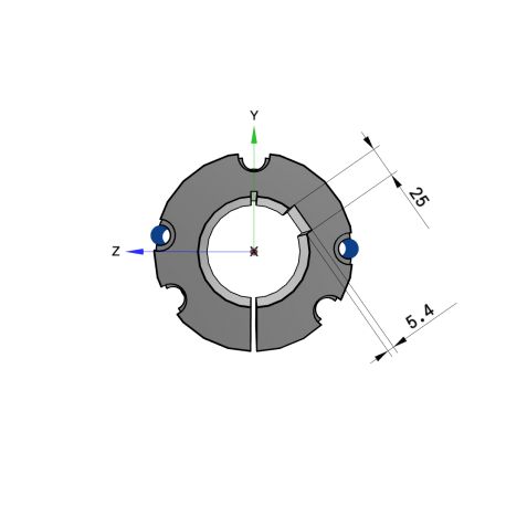 Moyeu amovible type 4545 - Ø Arbre 90mm