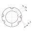 Moyeu amovible type 4545 - Ø Arbre 100mm