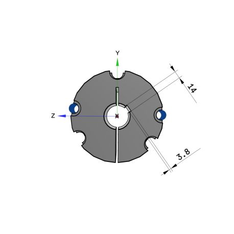 Moyeu amovible type 5050 - Ø Arbre 50mm