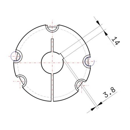 Moyeu amovible type 5050 - Ø Arbre 50mm