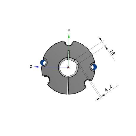 Moyeu amovible type 5050 - Ø Arbre 65mm