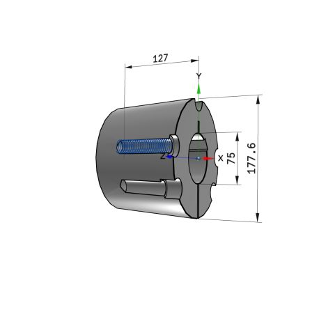 Moyeu amovible type 5050 - Ø Arbre 75mm