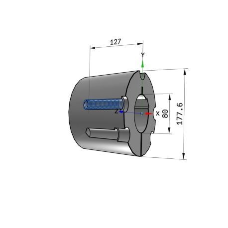 Moyeu amovible type 5050 - Ø Arbre 80mm