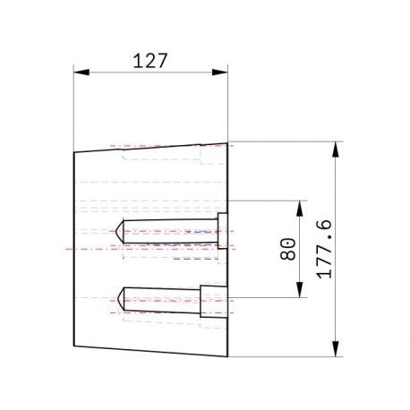 Moyeu amovible type 5050 - Ø Arbre 80mm