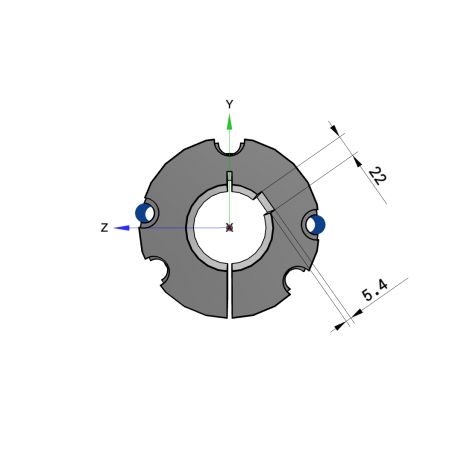 Moyeu amovible type 5050 - Ø Arbre 85mm