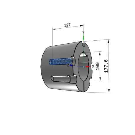 Moyeu amovible type 5050 - Ø Arbre 100mm