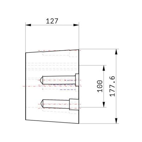 Moyeu amovible type 5050 - Ø Arbre 100mm