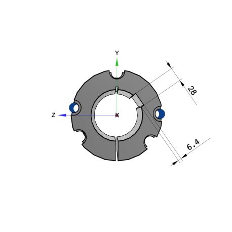 Moyeu amovible type 5050 - Ø Arbre 100mm