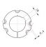Moyeu amovible type 5050 - Ø Arbre 100mm