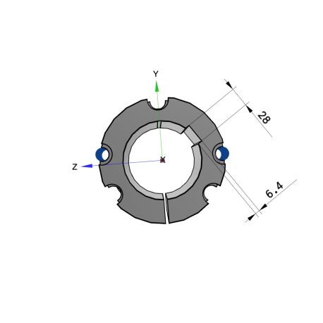 Moyeu amovible type 5050 - Ø Arbre 110mm