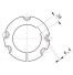 Moyeu amovible type 5050 - Ø Arbre 110mm