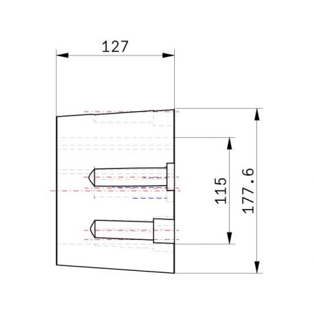 Moyeu amovible type 5050 - Ø Arbre 115mm