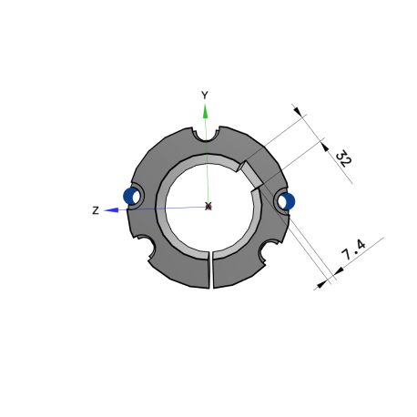 Moyeu amovible type 5050 - Ø Arbre 115mm